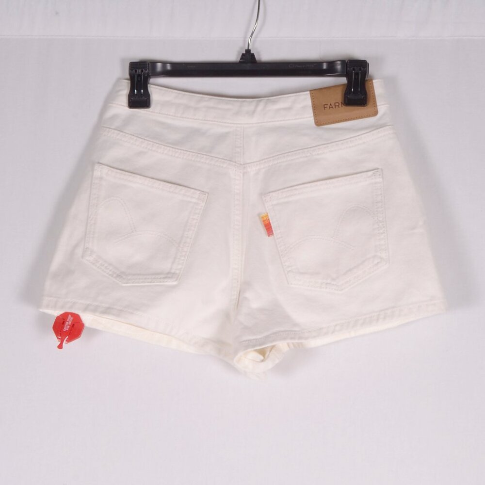 FARM Rio Cream Jean Shorts - Picture 6 of 7